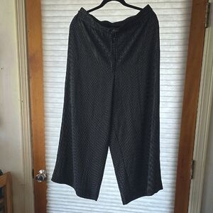 Adrianna Papell Black and White Polka Dot Pants
